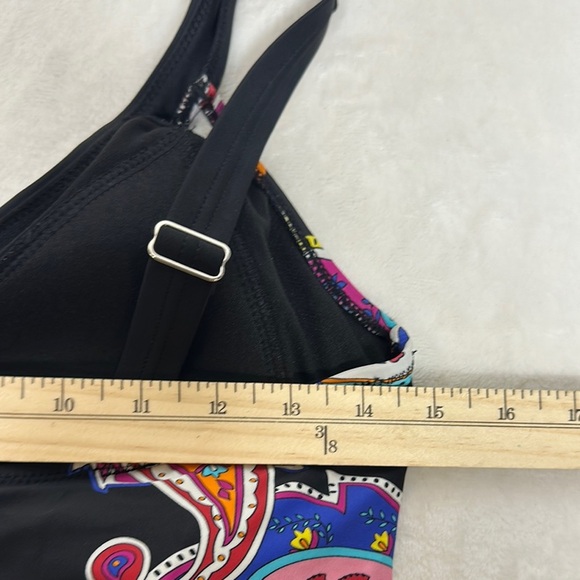 NWT Mazu Swim Colorful Paisley Women's One Piece Swimsuit - Picture 10 of 11